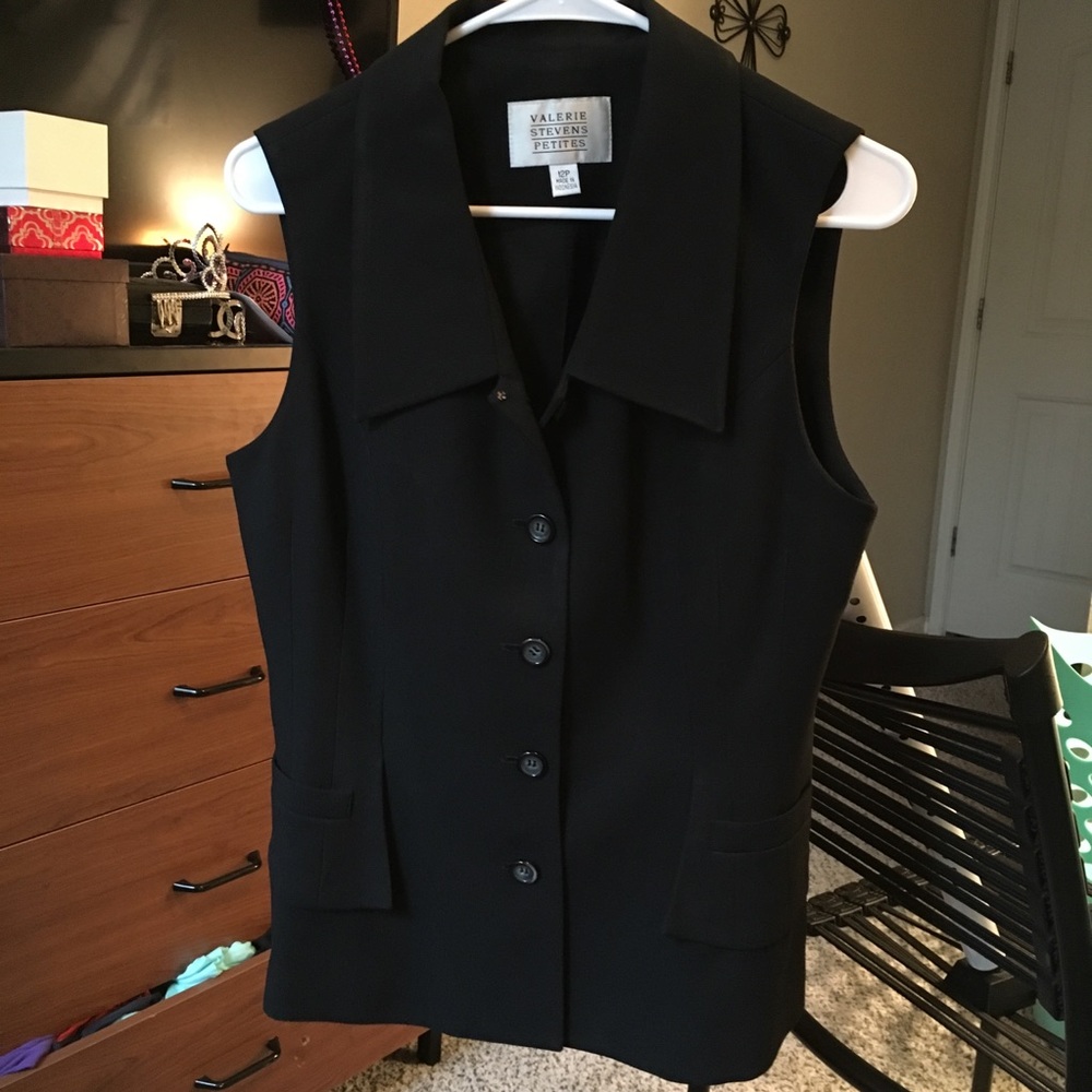 Valerie Stevens Petites Suit Vest